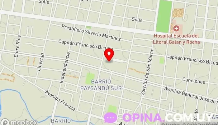 mapa de Cancha Cairo Cosio 