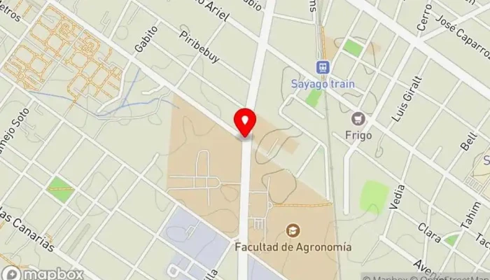 mapa de Cantina Facultad de Agronomía Cafetería en Montevideo