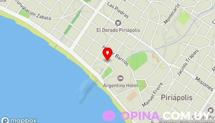 mapa de C.A.O.MA Sucursal Piriapolis Agencia de seguros odontológicos, Dentista en Piriápolis