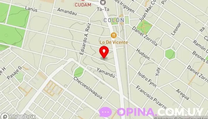 mapa de Carla Caverzaghi Psicóloga Psicólogo en Montevideo