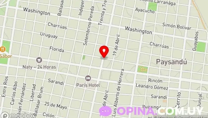 mapa de Carlitos Complejo de apartamentos en Paysandú