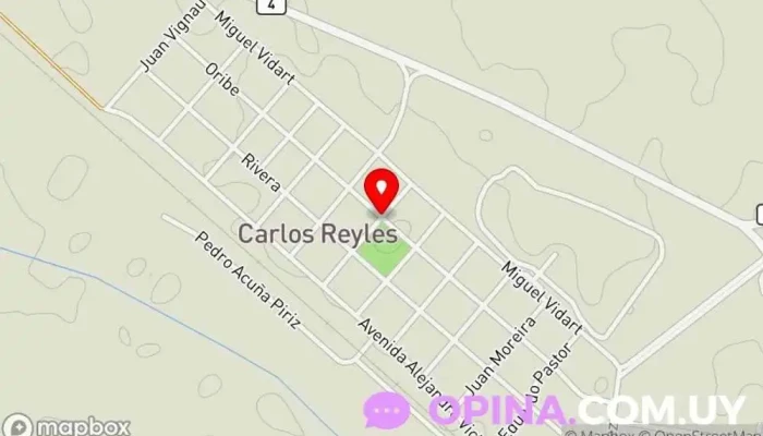 mapa de Carlos Reyles  en Carlos Reyles