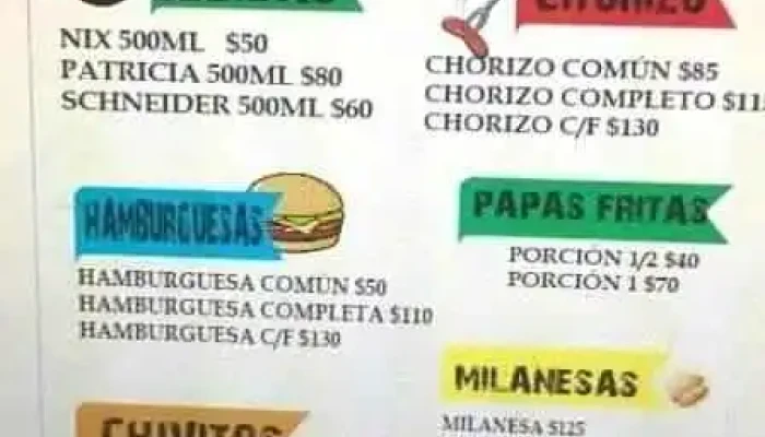 Carrito Atr:  Menu