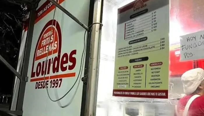 Carrito De Lourdes:  Menu