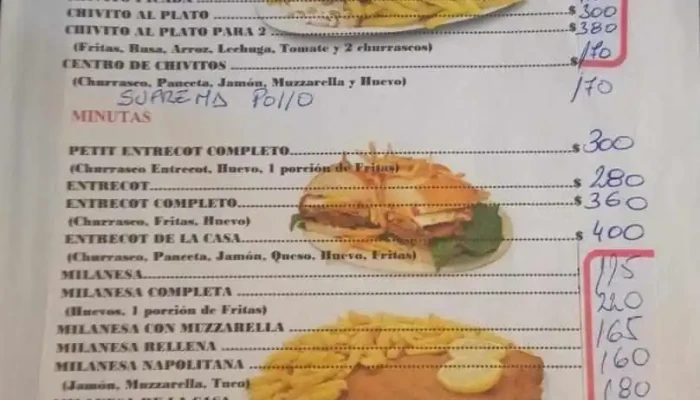 Carrito Del Tito:  Menu - Restaurante