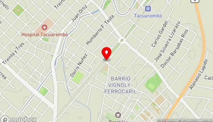 mapa de Carrito el pino Restaurante en Tacuarembó