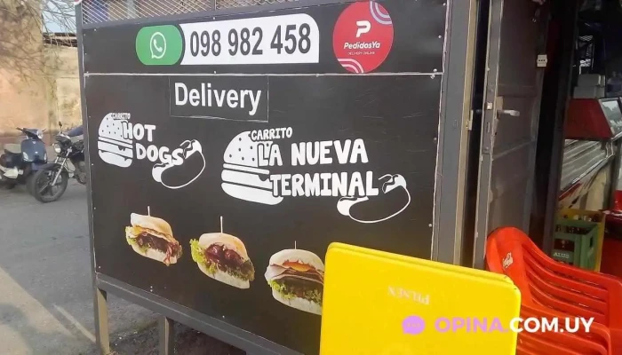 Carrito La Nueva Terminal:  Menu