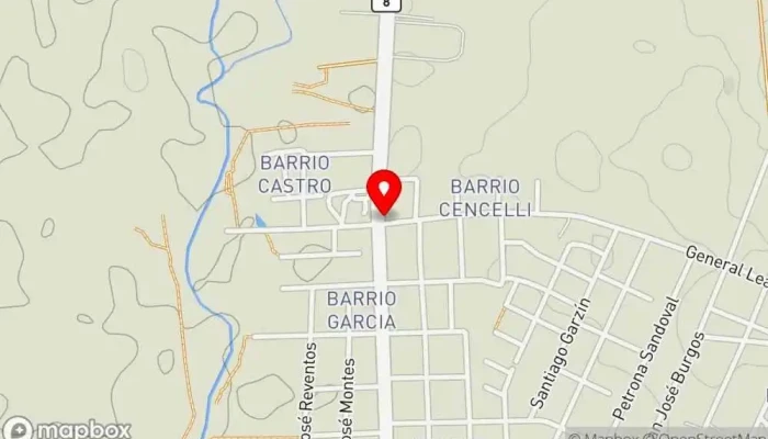 mapa de Carrito la parada Restaurante en Melo