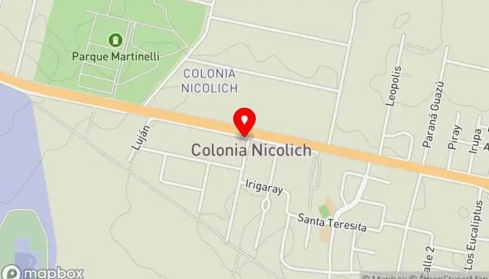 mapa de Carrito mi loca comida al paso Hamburguesería en Colonia Nicolich