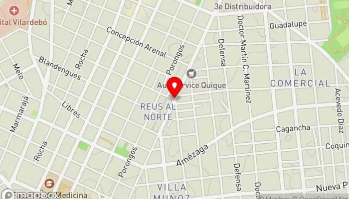 mapa de Carrito Rey Arturo Restaurante de comida rápida en Montevideo