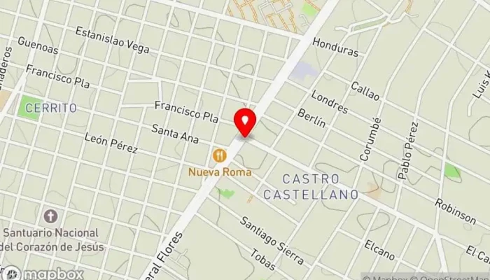 mapa de Casa Alonso Restaurante en Montevideo