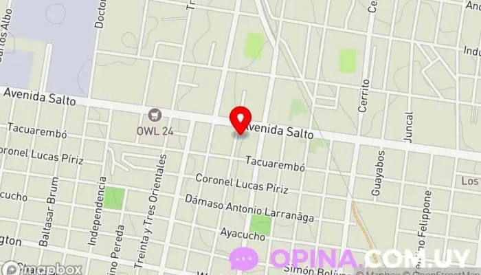 mapa de Casa Ana Condominio en Paysandú