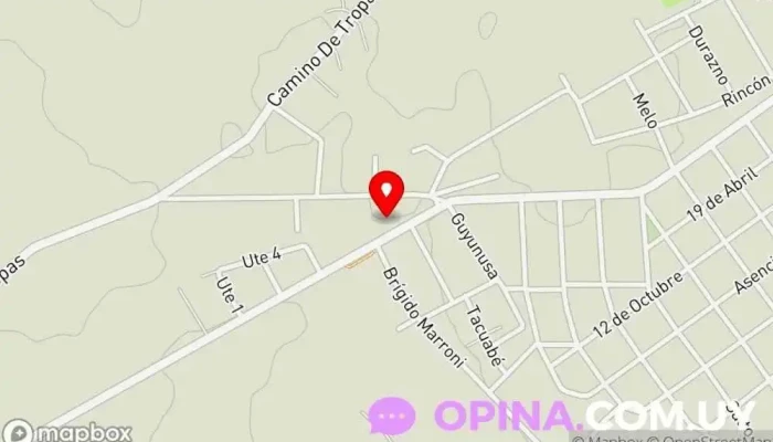 mapa de Casa cabe Sociedad de viviendas en Young