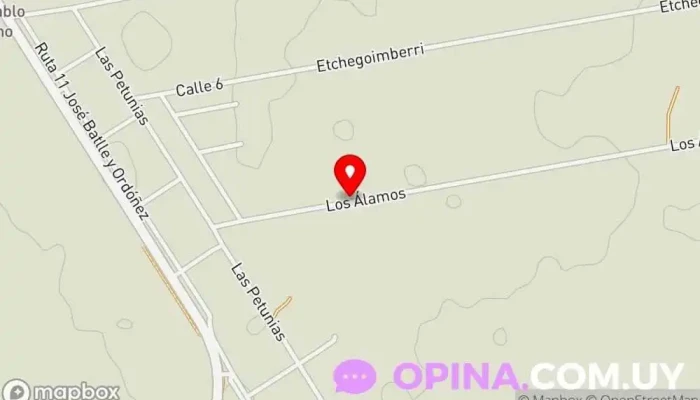 mapa de Casa de Campo Luz de Luna Casa rural en Atlántida