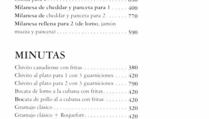 Casa De Comida Rigoletto:  Menu - Restaurante de brunch