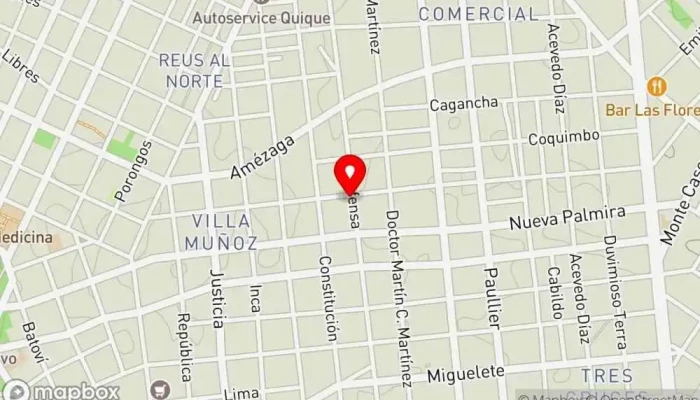 mapa de Casa de comidas Es Acá! Restaurante en Montevideo