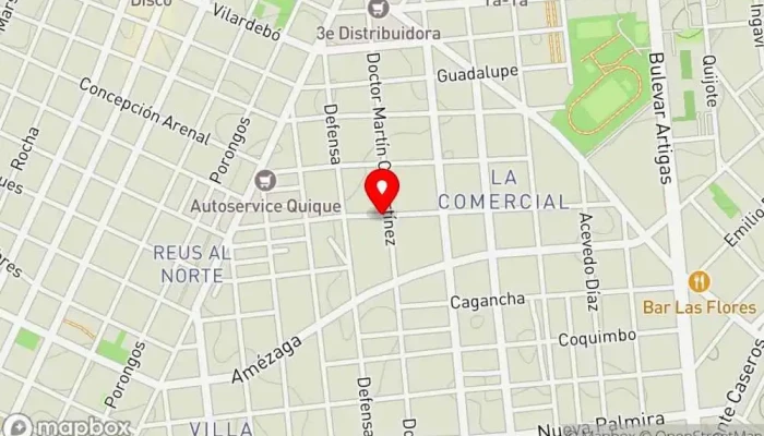 mapa de Casa De Comidas Restaurante en Montevideo