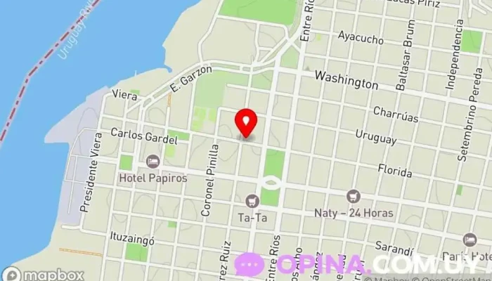 mapa de Casa de Hermanos Complejo de apartamentos en Paysandú