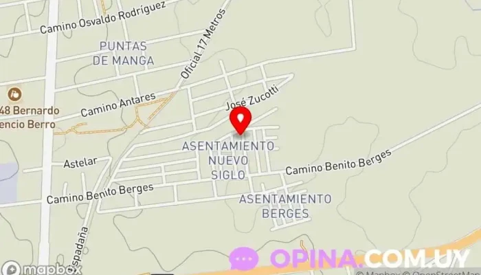 mapa de Casa de mí padre Urbanización en Montevideo