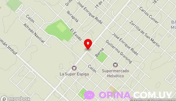 mapa de Casa Lito Tienda de cubertería, Tienda de regalos, Papelería, Juguetería en Nueva Helvecia