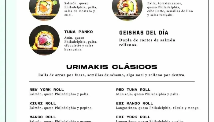 Casa Magnum:  Menu - Restaurante