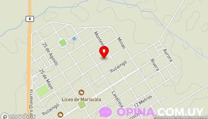 mapa de Casa mia Condominio en Mariscala