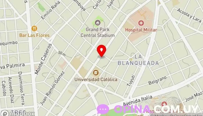 mapa de Casa Residentes de Lavalleja Residencia de estudiantes en Montevideo