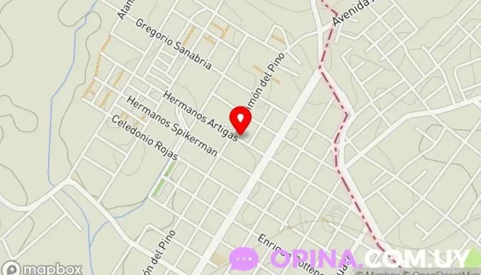 mapa de Casa Rivera Condominio en Rivera