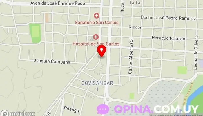 mapa de Casa San Carlos Casa rural en San Carlos