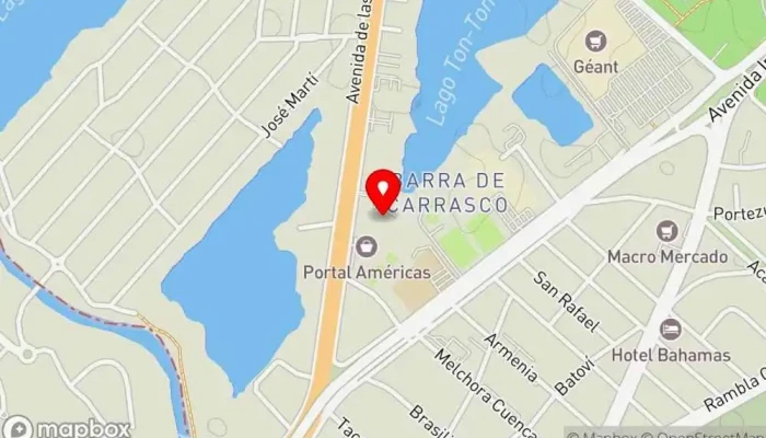 mapa de CasaLago Restaurante en Ciudad de la Costa