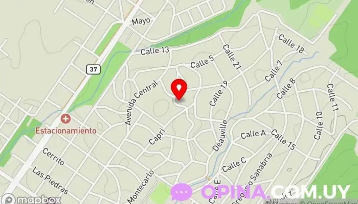 mapa de Casas del Country-Piriápolis Condominio en Piriápolis