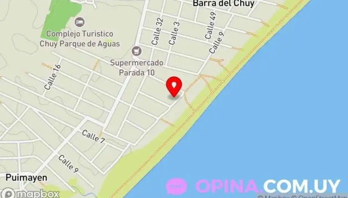 mapa de Casas del Mirador Hotel en Puimayen