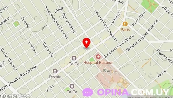 mapa de CASH: Unión Agencia de préstamos en Montevideo