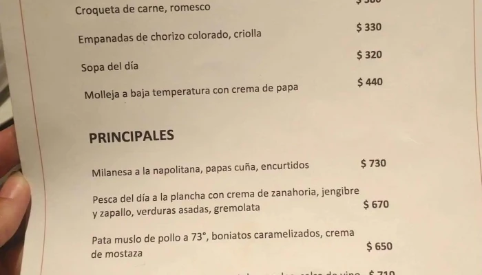 Castillo Pittamiglio By Baps -  Menu - Restaurante