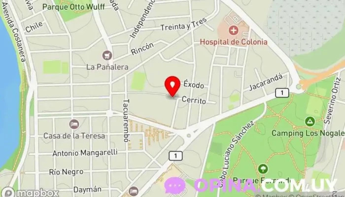 mapa de CCI LOS INDIECITOS Escuela en Col. del Sacramento