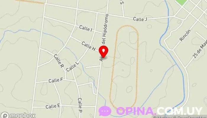 mapa de CEA Utu Escuela en Rocha