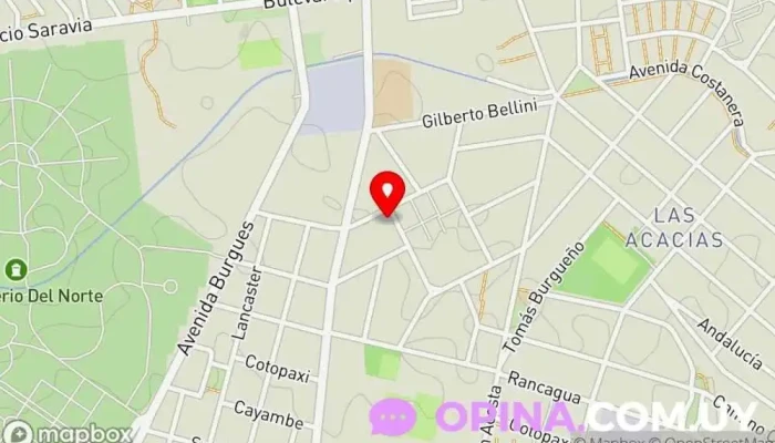 mapa de Cedel Casavalle Escuela en Montevideo