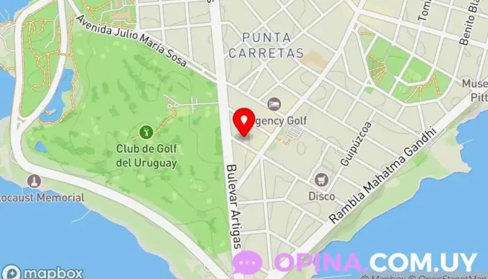 mapa de Centra - Rehabilitación Neurocognitiva Clínica de fisioterapia, Fisioterapeuta, Centro de rehabilitación, Centro de salud y bienestar en Montevideo