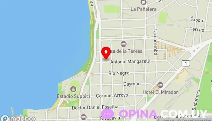 mapa de Centro Cultural ANGLO Academia de inglés en Col. del Sacramento