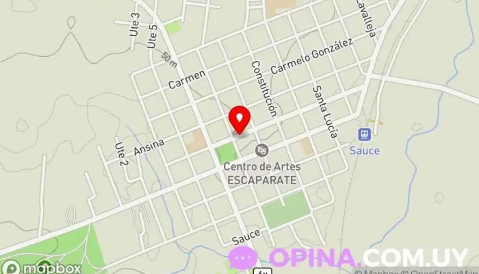 mapa de Centro De Aprendizaje Caracol Escuela en Sauce