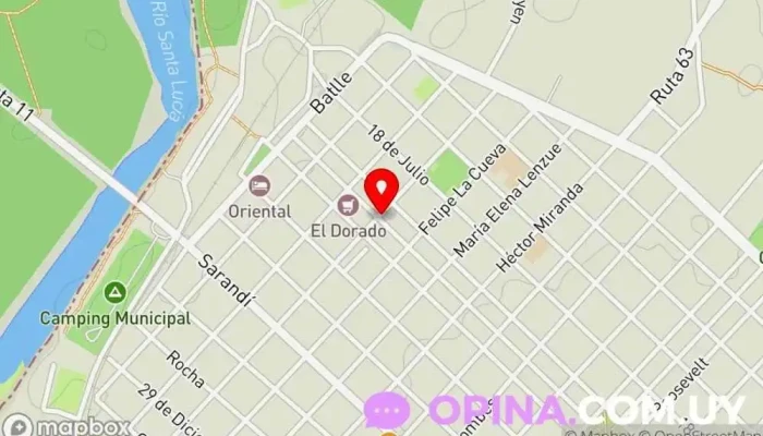 mapa de Centro de Atención Psicopedagógica Centro de salud infantil, Servicio de salud mental, Clínica de psicopedagogía en Santa Lucía