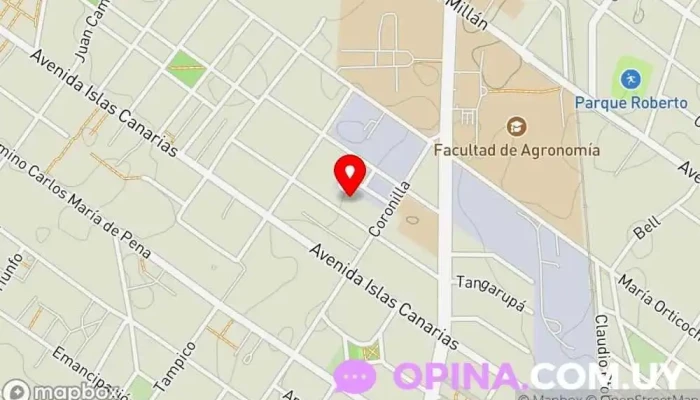 mapa de Centro de educación inicial “Rulitos” Centro Head Start en Montevideo