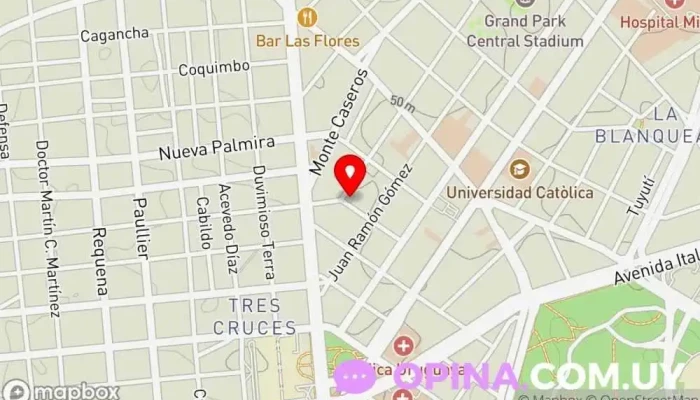 mapa de Centro Educativo Hakuna Matata Centro Head Start en Montevideo