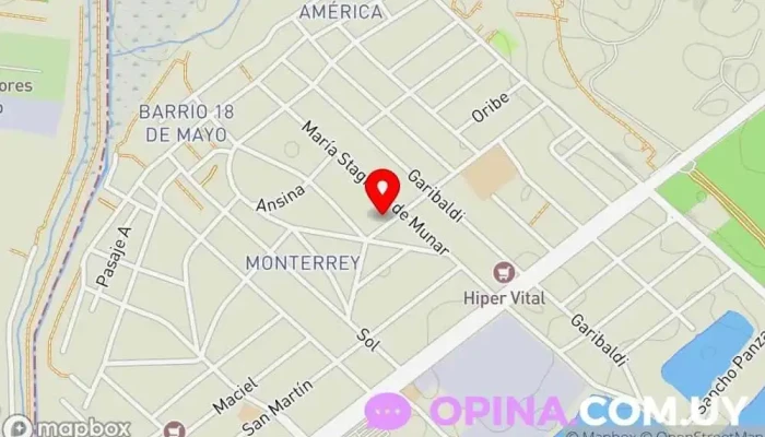 mapa de Centro Juvenil Paso Joven Escuela en Ciudad de la Costa