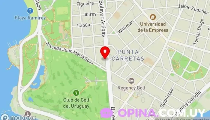 mapa de Centro Klinos Clínica psiquiátrica en Montevideo