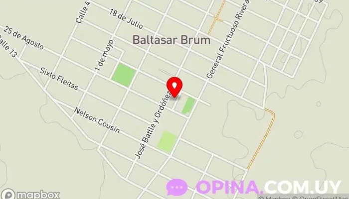 mapa de Centro MEC Baltasar Brum Centro cultural en Baltasar Brum