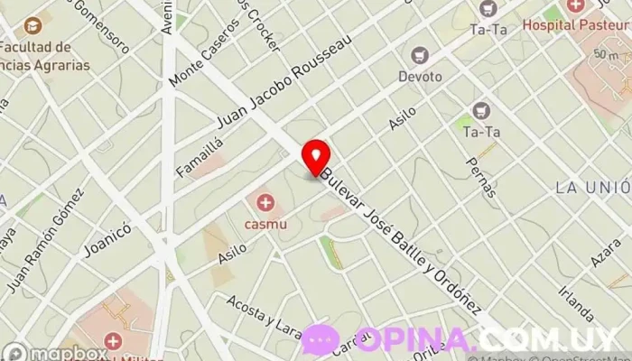 mapa deCentro de oftalmología Centro Oftalmológico CEOF en Montevideo mapa de Centro Oftalmológico CEOF Centro de oftalmología en Montevideo