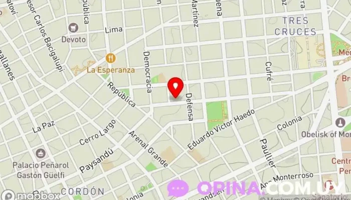 mapa de Centro Psicopedagógico Integra Centro de educación especial en Montevideo