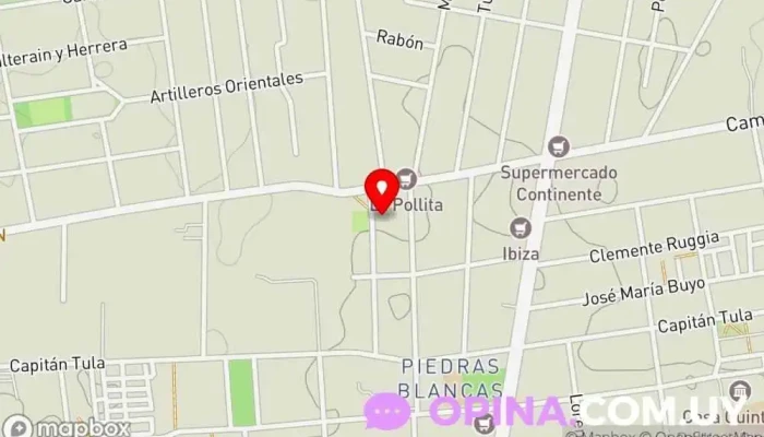 mapa de Centro Psicopedagogico Integral Médico especializado en el tratamiento del dolor en Montevideo