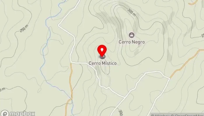 mapa de Cerro Místico Hotel de Campo Hotel en Minas